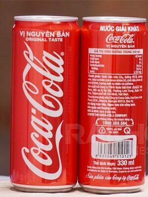 COCA COLA 330 ml Can.