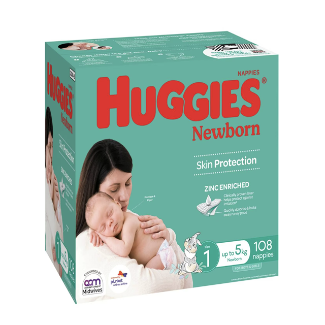 Huggies Nappies Newborn